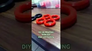 DIY 3D Printing BMW E30 wiper arm bushing