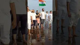 jana gana mana #yoga #beachyoga #indipendenceday #india