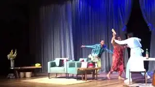 Espet&aacute;culo &ldquo;Cada um tem o Anjo que merece&rdquo;. Com Carla Pagani, Gil Teles e Pedro Fabrini.