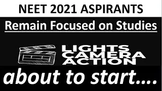 Week of DISTRACTONS for NEET 2021 Aspirants on Exam Dates or Cancellation - Stay Focused - NEETprep