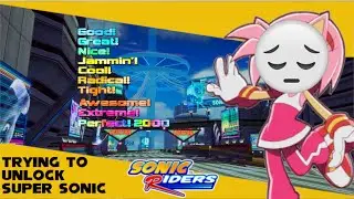 THIS IS ALREADY FRUSTRATING - Sonic Riders (Journey to unlock Super Sonic)