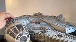 2008 Hasbro Millenium Falc&oacute;n Legacy  Collection re painted to look Weathered with extra sounds