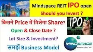 Mindspace Business Parks REIT | IPO review | Big money boom | owned by K raheja group and BLACKSTONE