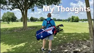 Golf Stand Bag, Lightweight Golf Bags with 7 Way Full-Length Dividers, 900D Weather-Resistant Farbic