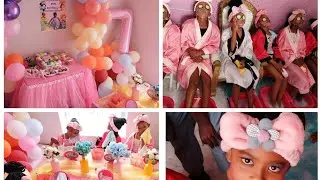 Setup a girls pamper party |DIY | Little girls Spa ideas | Winter ideas indoors