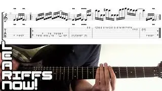 Wicker Man IRON MAIDEN Tab | Bridge Riff Lesson