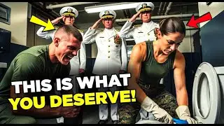 Marine Recruit Joked About Her Rank, Three Admirals Instantly Stood and Saluted