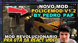 GTA SA PC NOVO POLICE MOD DEIXA O GTA SAN ANDRAS INCRIVELMENTE REALISTA ( VIDEO REACT P:2 )