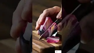 Cutting Fantasy Glass Strawberry 🍓 ASMR | Ultra Realistic 8K Crystal Fruit