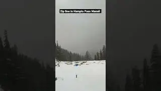 Hampta Pass Full Snow 🌨 । Zip Line Adventure | Pathaan Fun | Manali Snowfall 2023