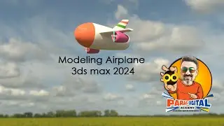 Modeling Airplane 3ds max 2024 beginner tutorial