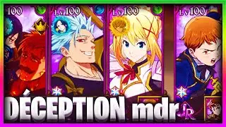 KING ROUGE REND LA TEAM HUMAINE ESCANOR MERLIN UR BAN GOJO TANKY ?! - 7DS: Grand Cross