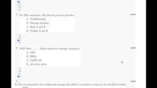 NPTEL Cryptography and Network Security week 12 Assignment solution