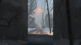 Calm Soothing Snow Drive New Jersey 🤍