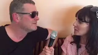 Dodgy&rsquo;s lead singer Nigel Clark interview after performing at Cool Britannia Festival, Knebworth