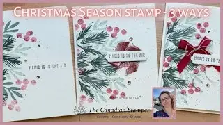 Christmas Season Stamp Set - 3 ways