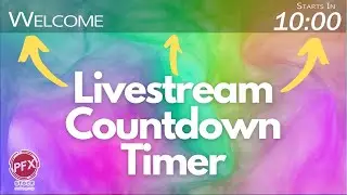 PERFECT Livestream Countdown Timer with Transparency!!