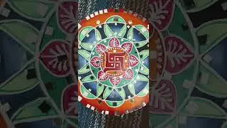 Finaloutput##Lippan art##cone work#mirror work#febric colour##Bright colours##Home decor