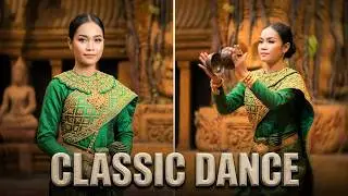 Cambodia Traditional Classic Dance , Coconut Shell Dance , Siem Reap , Cambodia
