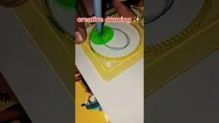creative designer scale drawing ✨️ #creativeart #art #artvideo #drawing #kidsdrawing
