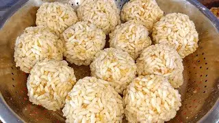 FOOD COOKING RECIPE, Murmure Ki Laddu Recipe 