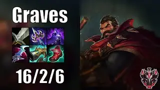 Graves vs Elise JUNGLE - Patch 12.19 euw1 GRANDMASTER
