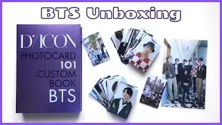 ⭐ BTS DICON 101 photocards Custom Book Unboxing