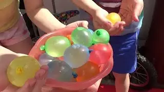 Челлендж Водное Сражение и ВОДЯНЫЕ БОМБОЧКИ Challenge 2017. Игра для детей в шарики стрелялки
