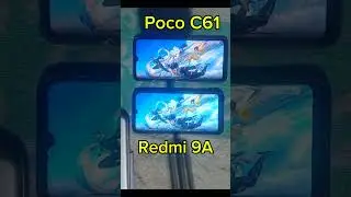 Redmi 9A vs Poco C61 📱mobile gaming test #gamingtest​ #short​#shorefeed​
