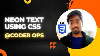 How to style text as neon text using CSS ANIMATIONS 
