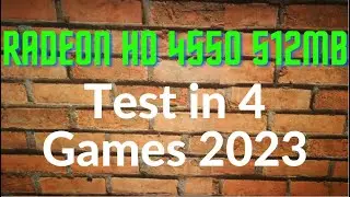 Radeon HD 4550 512MB DDR3 /720P/ - Test in 4 Games 2023 /fHDgaming/