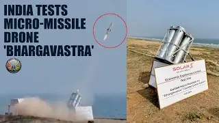 Solar Group Tests Micro-Missile Drone System 'Bhargavastra' | #missile #drone #atmanirbharbharat