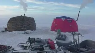 ЗАКРЕПИЛИСЬ С ПАЛАТКАМИ НА БЕЛОМ МОРЕ! ДВОЕ СУТОК НА НОГАХ, ПЕЛЬМЕНИ ВЫРУЧАЮТ \ ВЕЧЕРНИЙ ЖОР НАВАГИ!
