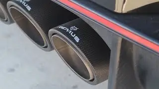 My Civic Type R Gets Remus Exhaust With Carbon Fiber Tips and Valve Control!