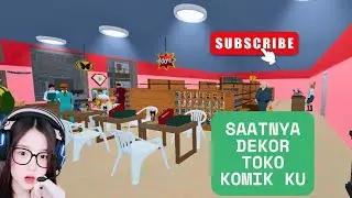 SAATNYA DEKOR TOKO KOMIK KU! COMIC BOOK STORE SIMULATOR 🤩 #trending 