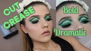 Green Cut Crease: Dramatic + Smokey Makeup Tutorial