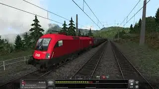3. High up the Hill - Semmeringbahn - OBB 1116 EuroSprinter ES64 U2 - Train Simulator Classic