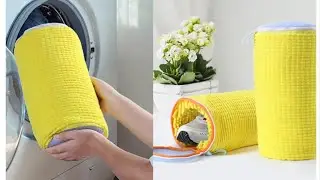 Breezoco Shoe Washing Bag with cleaning brush for Washing Machine, Reusable Shoe Laundry Bag