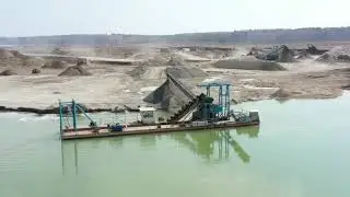 JULONG DREDGER- 120m3/hr Bucket Chain Sand Dredger Dredging Machine do sand dredging in Russia-3