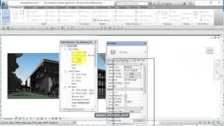 REVIT BASICS 04 SAMPLE FILES PROPERTIES PALETTE PROJECT BROWSER CADclip
