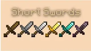Short Swords for Mcpe! || Minecraft short Swords texture pack