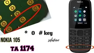 Клавиша * 0 # на Nokia 105 ta 1174 не работает || Решение для клавиатуры Nokia 105