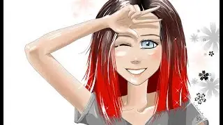 Drawing Cute Anime Girl (Nj) | Аниме Няшка