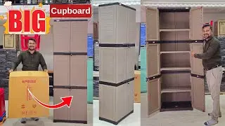 BIG Size Plastic Storage Cabinet! How to Install Prima Alfa-3 Plastic Cupboard!
