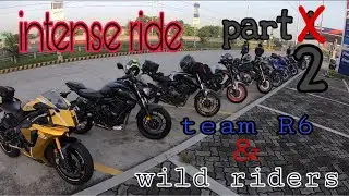 (part 2) intense ride with team R6 & wild riders | zx10r | Motogen