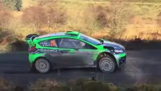 WRC WALES RALLYGB HIGHLIGHTS (CRASH)