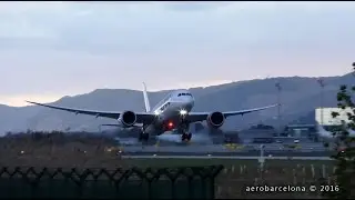 [FULL HD] LAN Airlines 787-8 Dreamliner departing Barcelona-El Prat