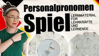 Personalpronomen-SPIEL | Deutsch A1| Lernmaterial für Lehrkräfte und Lernende | Leute-Sonnensystem.