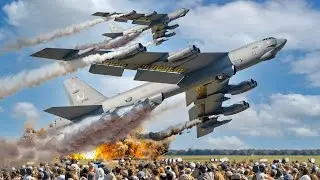 Venezuela Panic! Female U.S. Air Force B-52 Bomber Pilot Makes Emergency Takeoff at Full Speed