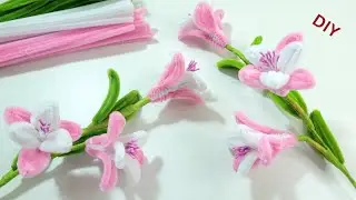 DIY Handmade Pipe Cleaner Easy to Make Creative Flowers Your own | Tutorial tips.